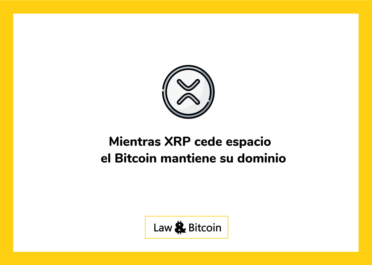 Mientras-XRP-cede-espacio-el-Bitcoin-mantiene-su-dominio