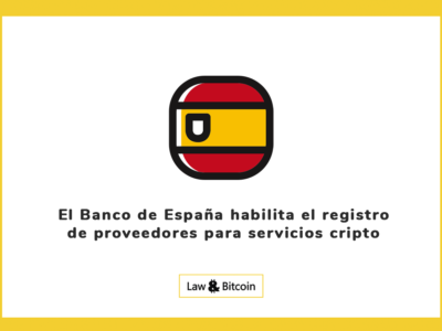 El Banco de España habilita el registro de proveedores para servicios cripto