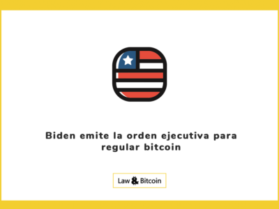 Biden emite la orden ejecutiva para regular bitcoin
