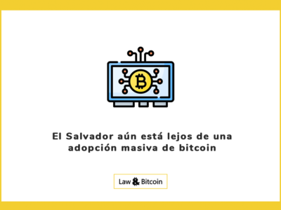 El Salvador aún está lejos de una adopción masiva de bitcoin