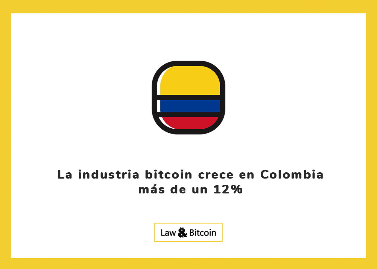 La industria bitcoin crece en Colombia más de un 12%