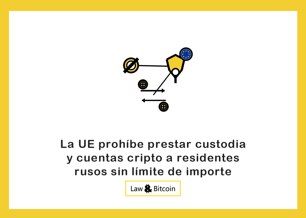 Ilustración editorial de una señal de restricción, un escudo de protección y flechas de intercambio.