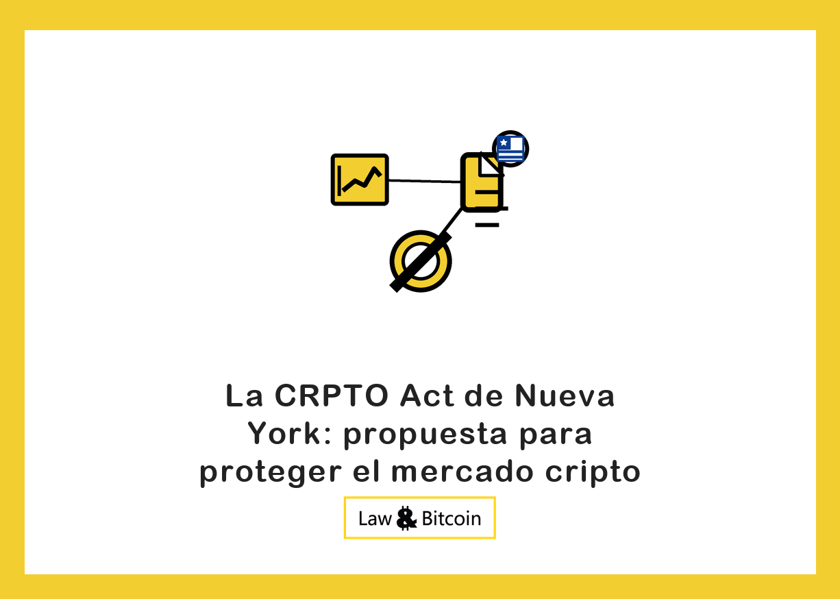 Ilustración editorial de un gráfico financiero, un documento normativo y una señal de restricción.