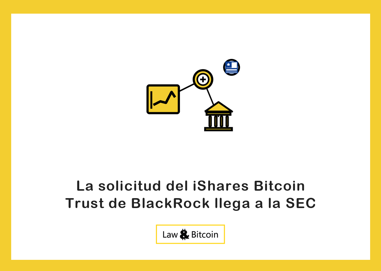 Ilustración editorial de un gráfico financiero, una moneda digital y un edificio bancario.