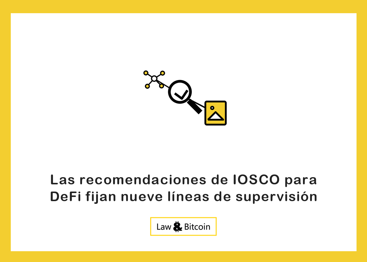 Ilustración editorial de una red de nodos, una lupa de supervisión y un coleccionable digital.