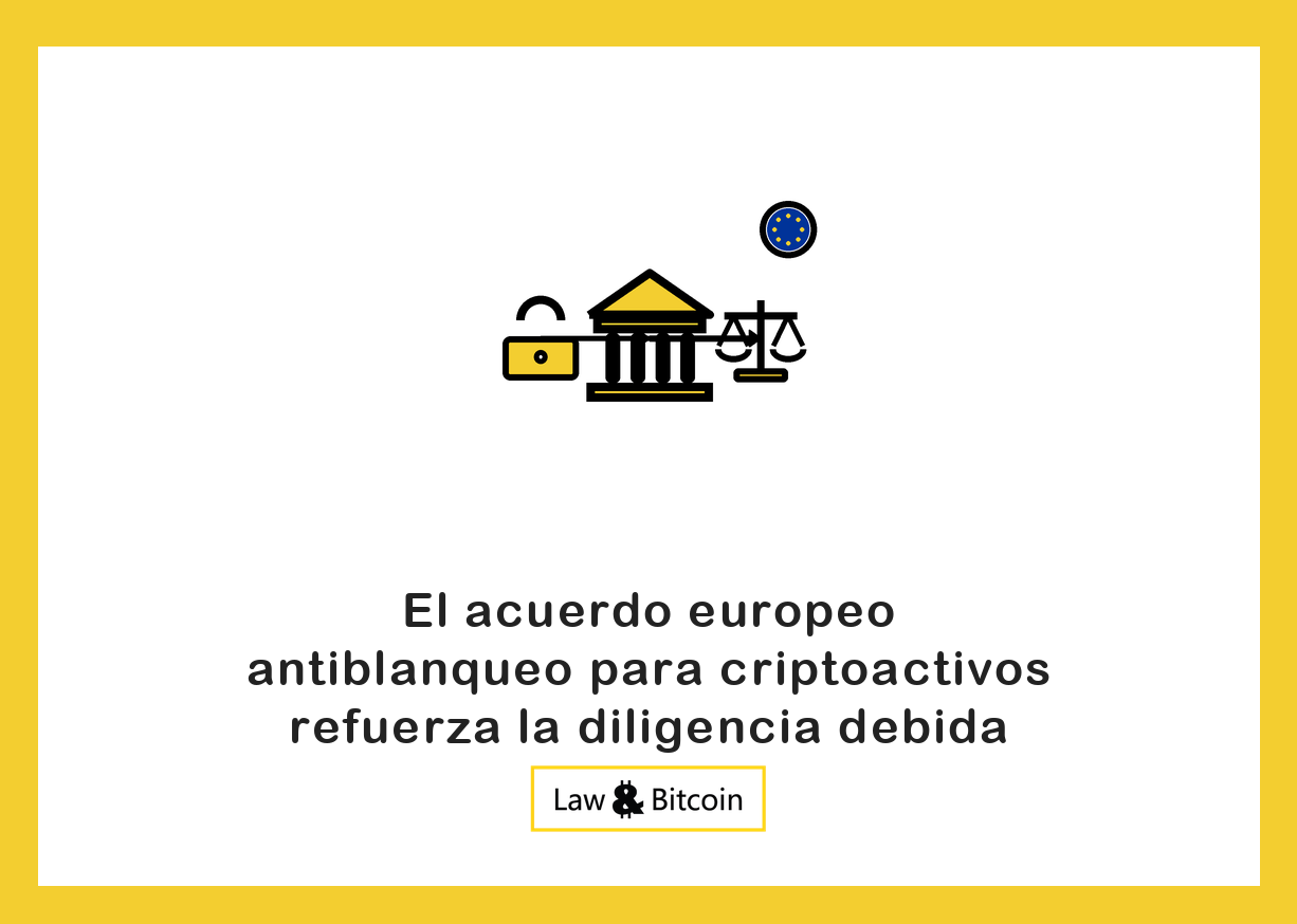 Ilustración editorial de un candado de seguridad, un edificio bancario y una balanza jurídica.
