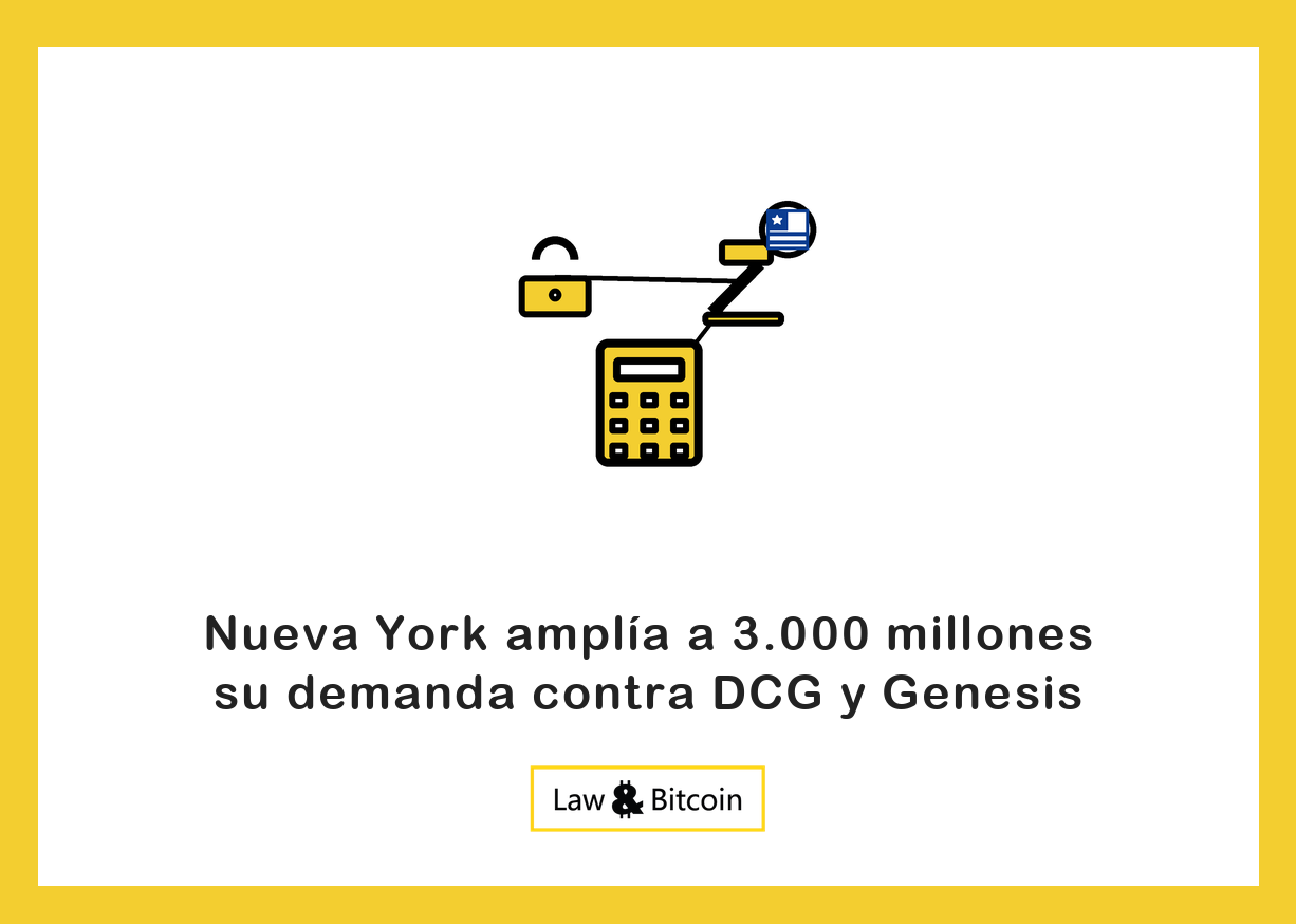 Ilustración editorial de un candado de seguridad, un mazo judicial y una calculadora fiscal.