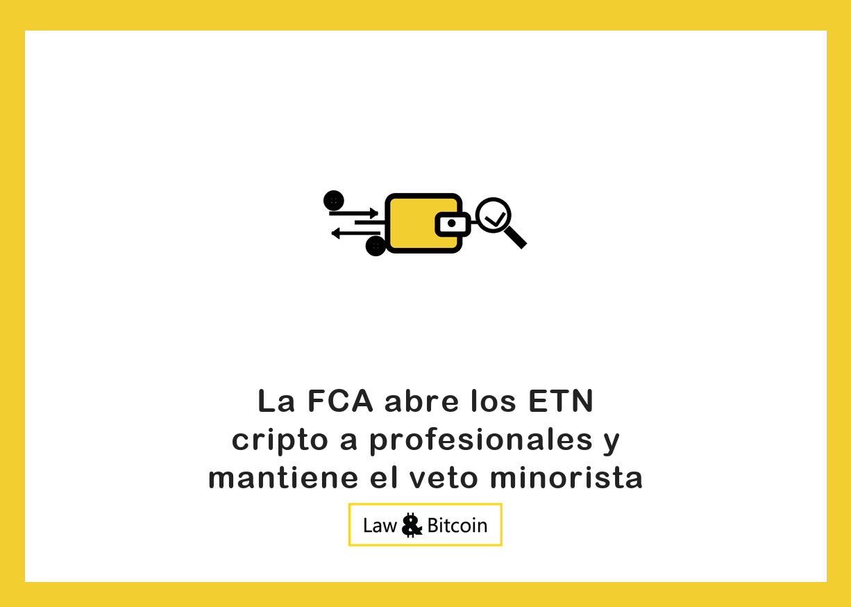 Ilustración editorial de flechas de intercambio, una cartera digital y una lupa de supervisión.