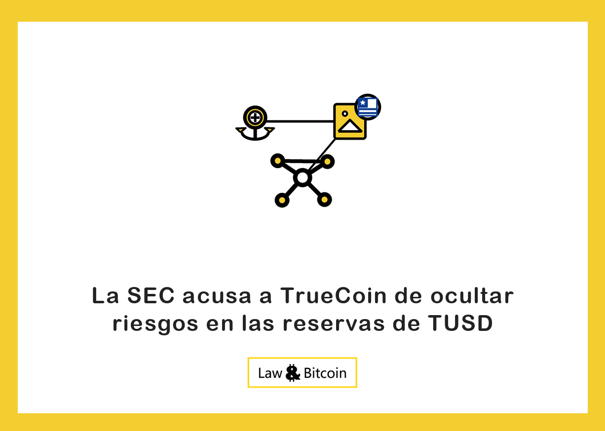 Ilustración editorial de una moneda estable anclada, un coleccionable digital y una red de nodos.