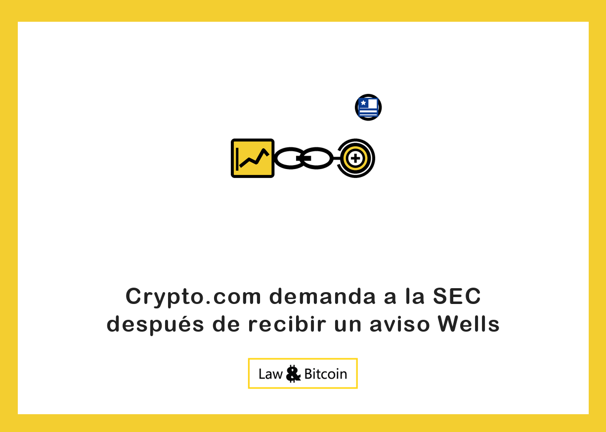 Ilustración editorial de un gráfico financiero, eslabones de una cadena y una moneda digital.