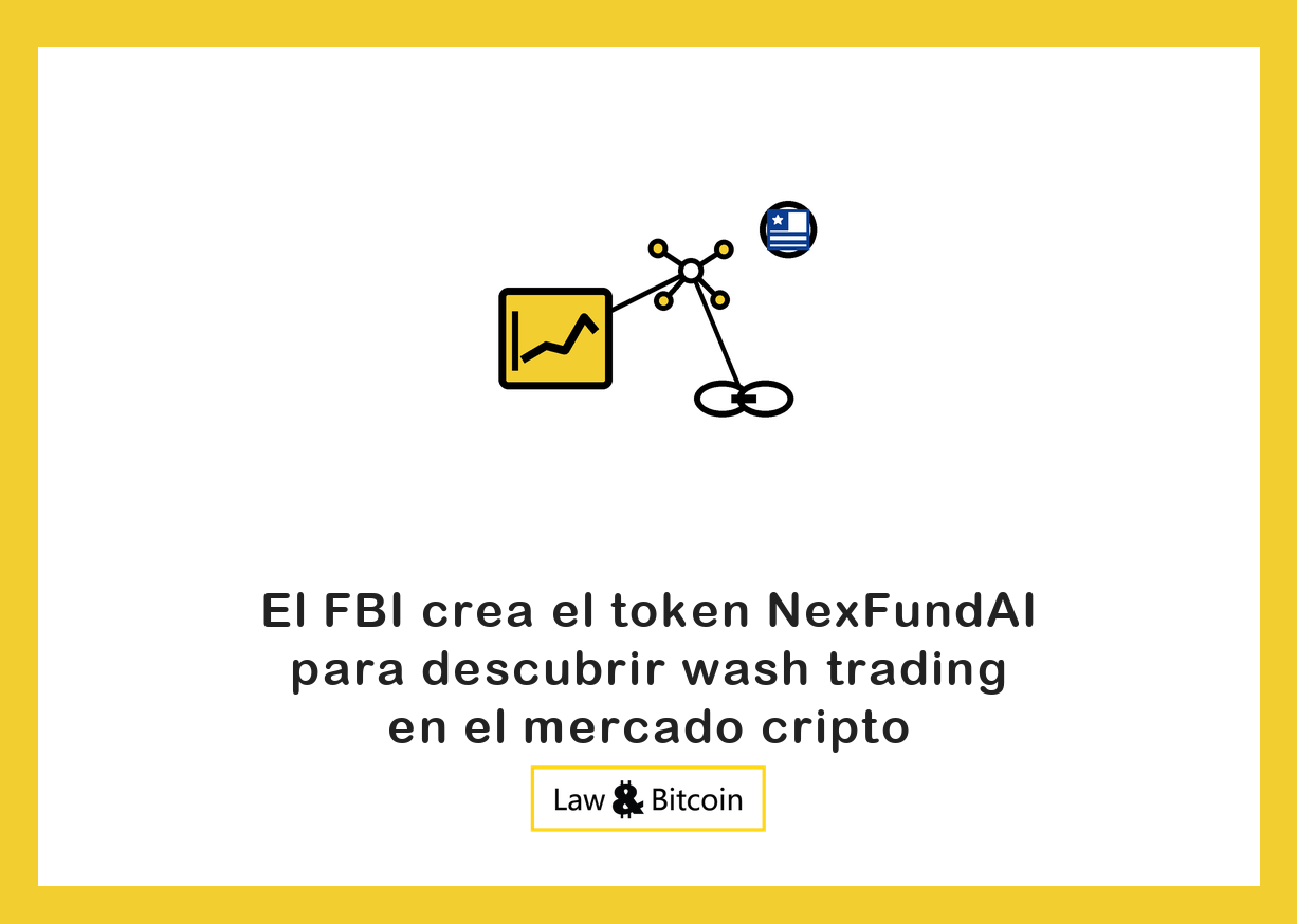 Ilustración editorial de un gráfico financiero, una red de nodos y eslabones de una cadena.