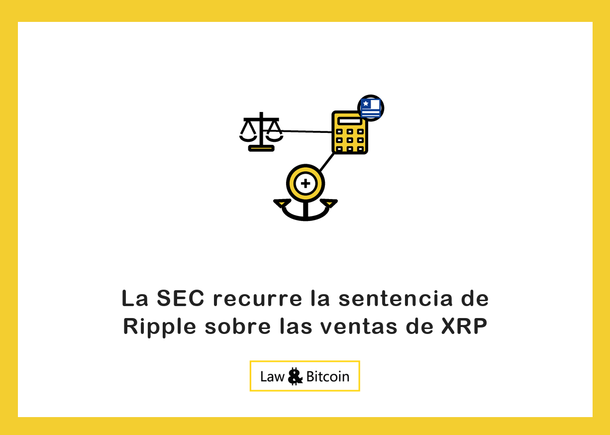 Ilustración editorial de una balanza jurídica, una calculadora fiscal y una moneda estable anclada.