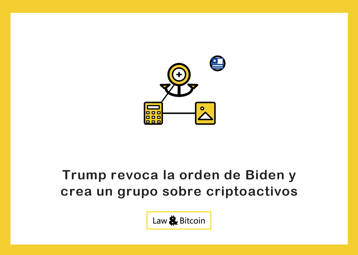Ilustración editorial de una moneda estable anclada, una calculadora fiscal y un coleccionable digital.