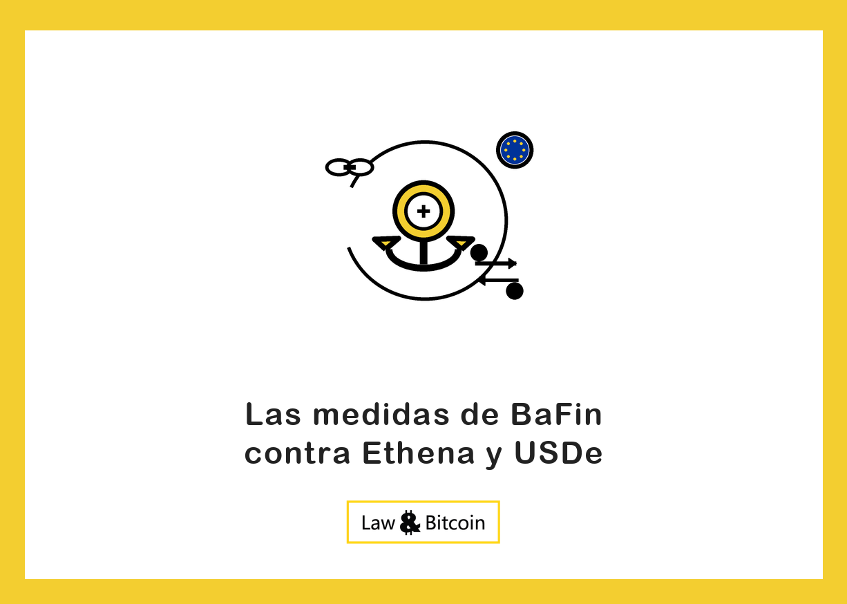 Ilustración editorial de una moneda estable anclada, eslabones de una cadena y flechas de intercambio.
