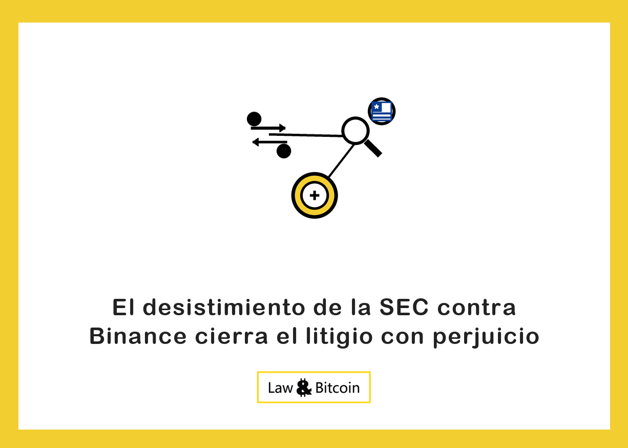 Ilustración editorial de flechas de intercambio, una lupa de supervisión y una moneda digital.