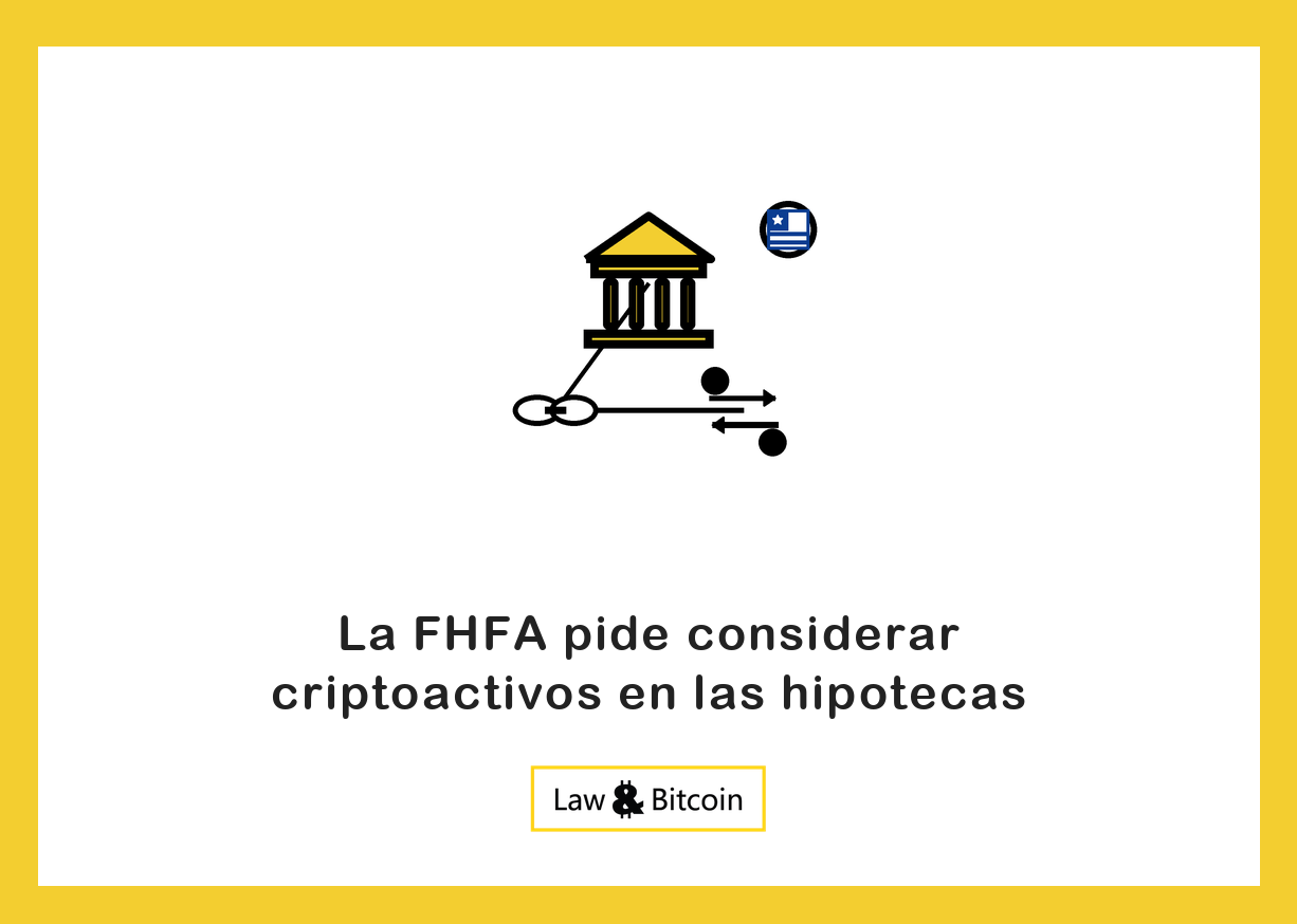 Ilustración editorial de un edificio bancario, eslabones de una cadena y flechas de intercambio.