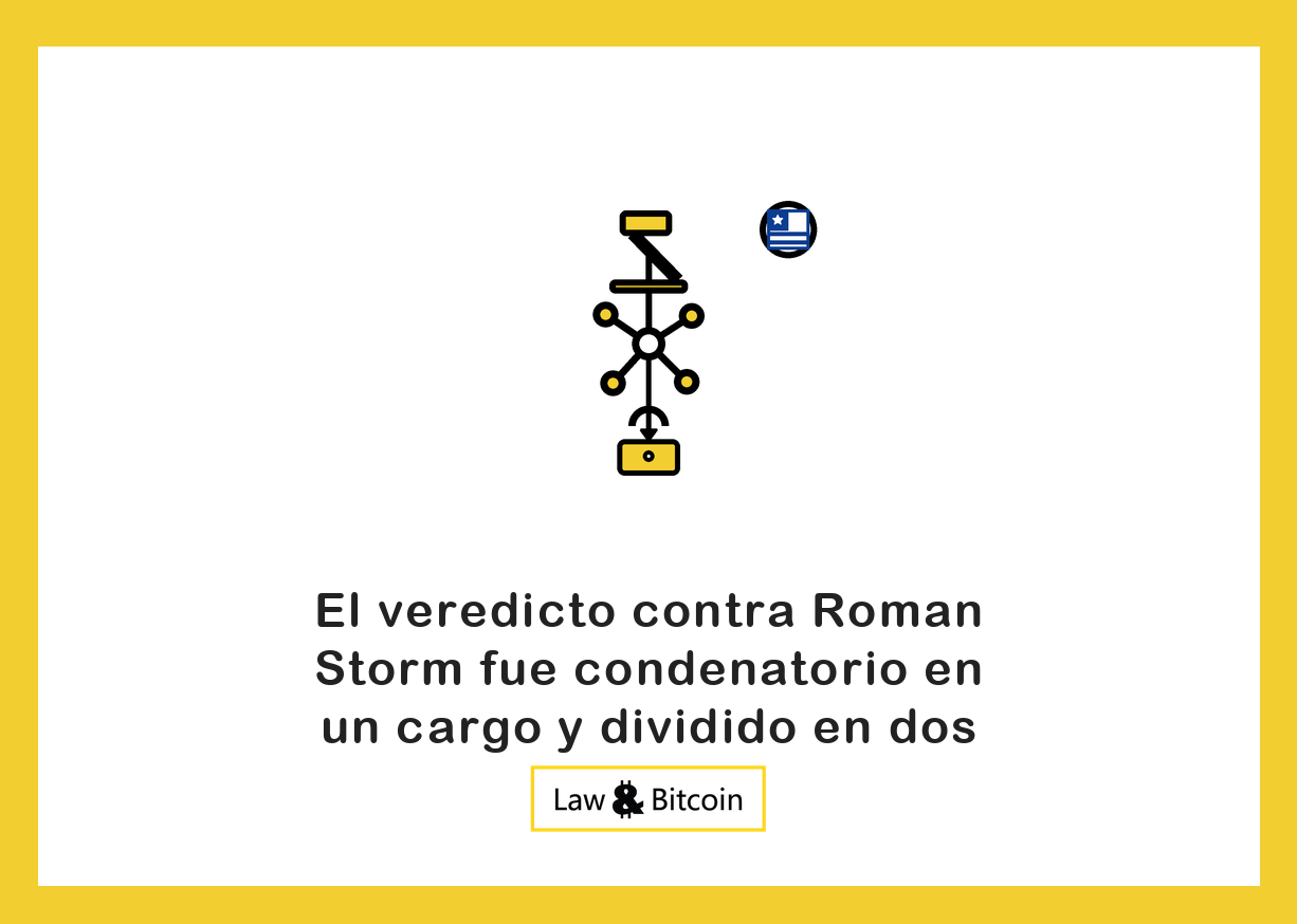 Ilustración editorial de un mazo judicial, una red de nodos y un candado de seguridad.