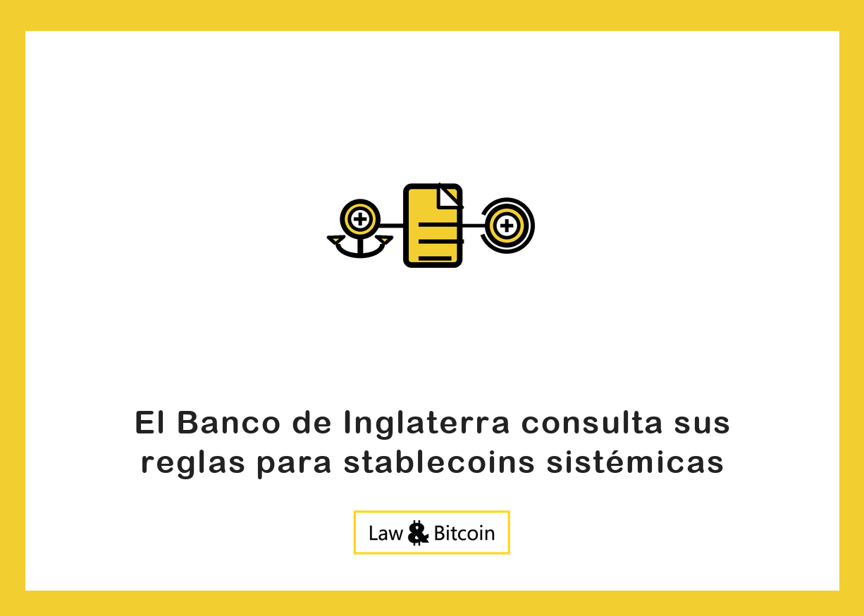 Ilustración editorial de una moneda estable anclada, un documento normativo y una moneda digital.