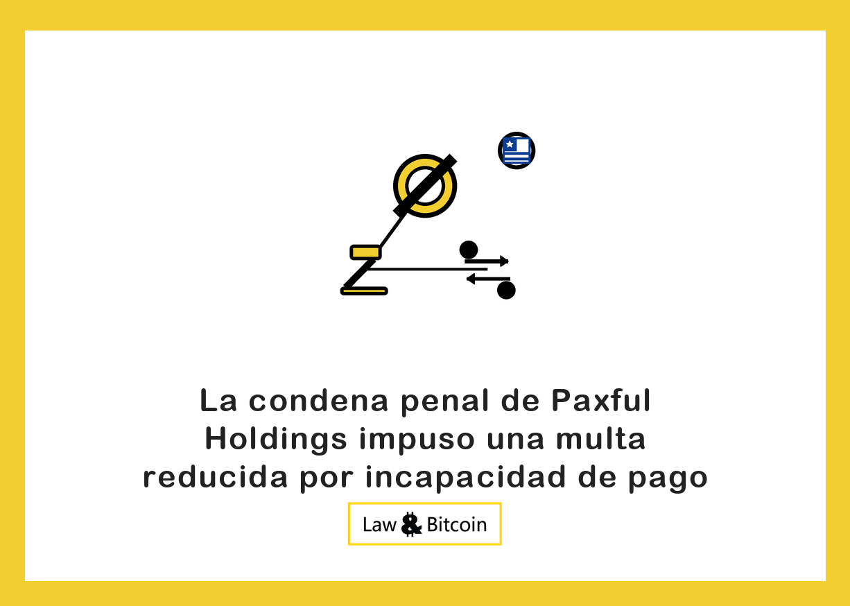 Ilustración editorial de una señal de restricción, un mazo judicial y flechas de intercambio.